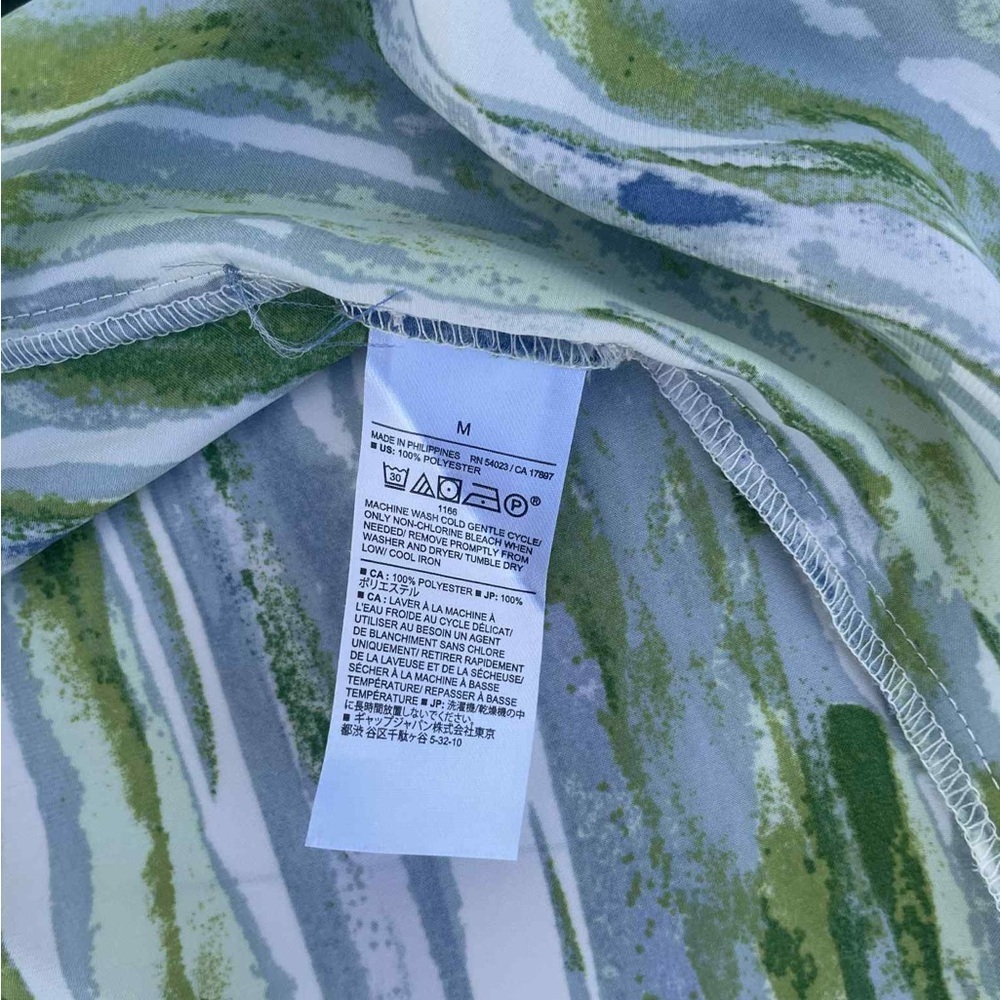 Banana Republic Green and White Midi Dress - Picture 4 of 7